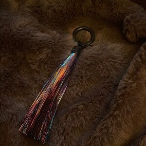 Victoria's Secret Multicolor Tassel Keychain